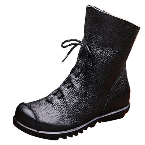 boots damen leder